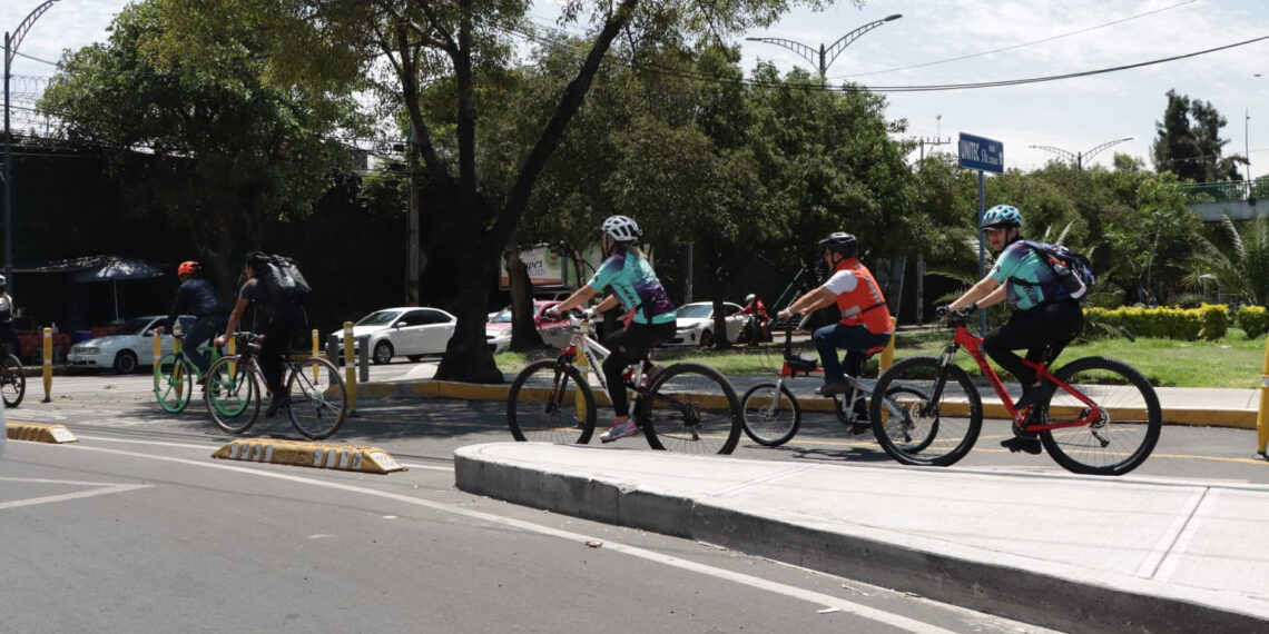 Inauguran primera ciclovía interestatal entre la CDMX y el Edomex