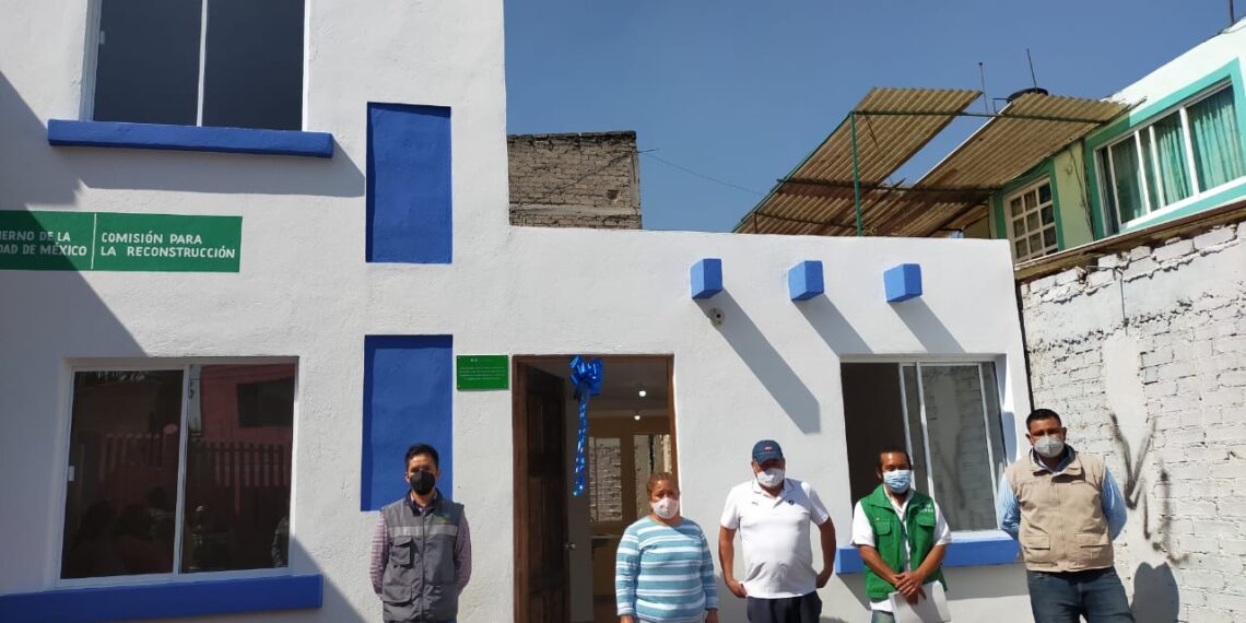 CDMX reporta avance del 92% en reconstrucción de viviendas por sismo del 19-S