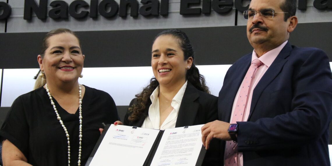 Formaliza IEEM convenio de coordinación y colaboración con el INE para proceso electoral 20224