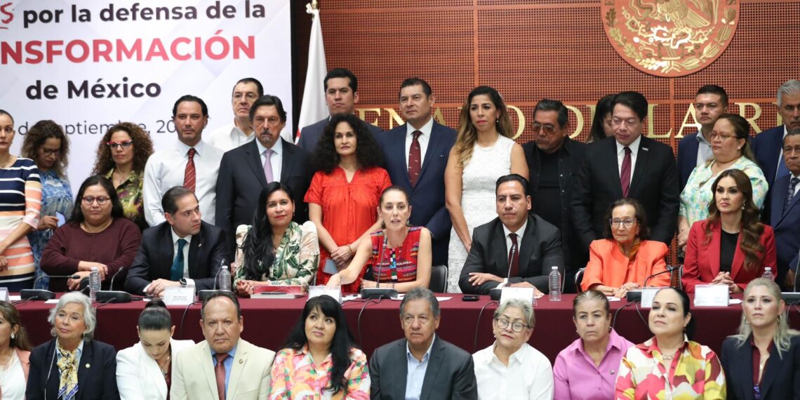 En encuentro con Claudia Sheinbaum, Eduardo Ramírez llama a fortalecer trabajo del movimiento en todo el país