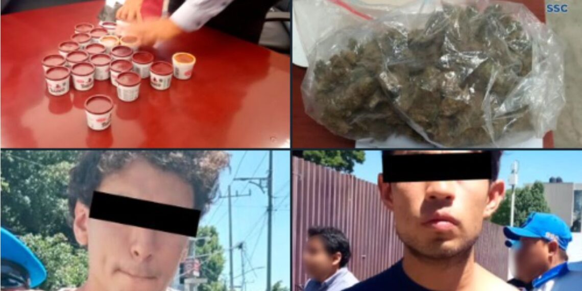 Caen 2 sujetos tras vender marihuana afuera de una escuela del IPN