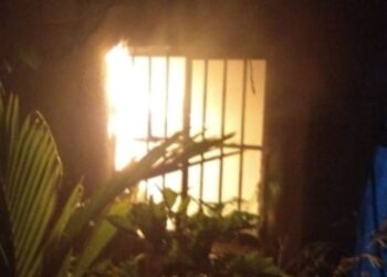 Detienen a sujeto que incendió vivienda de su madre, en Veracruz