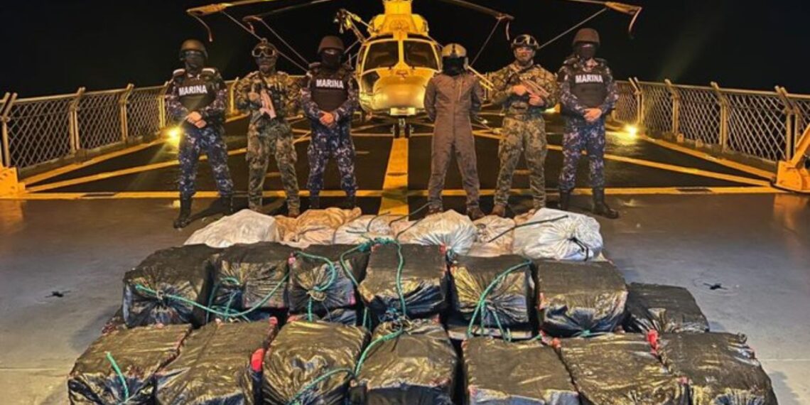 Récord histórico: Semar asegura más de 40 toneladas de droga en 2023