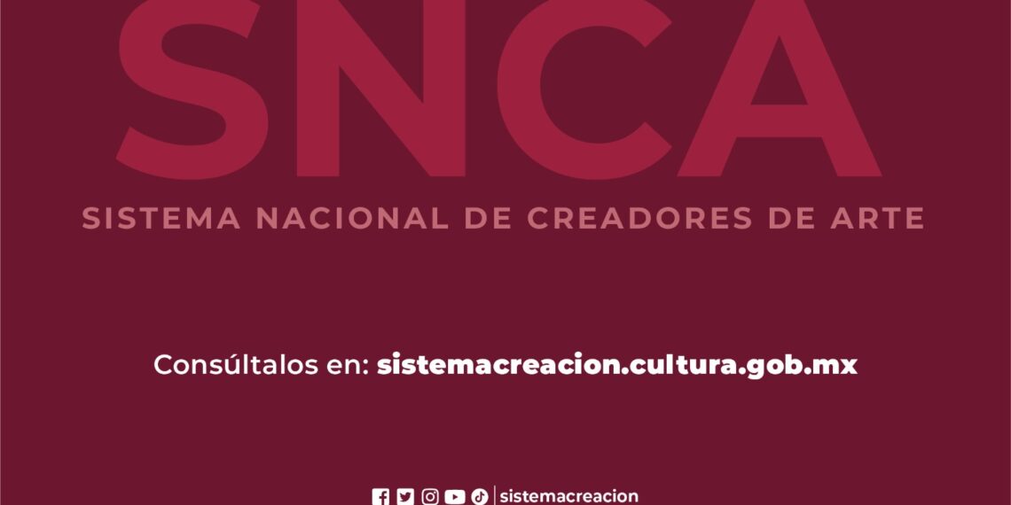 El Sistema Creación da a conocer los resultados 2023 de la convocatoria Sistema Nacional de Creadores de Arte