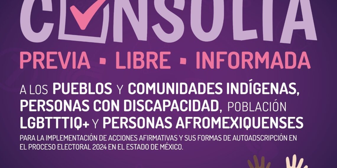 Este lunes inicia la consulta previa, libre e informada del IEEM