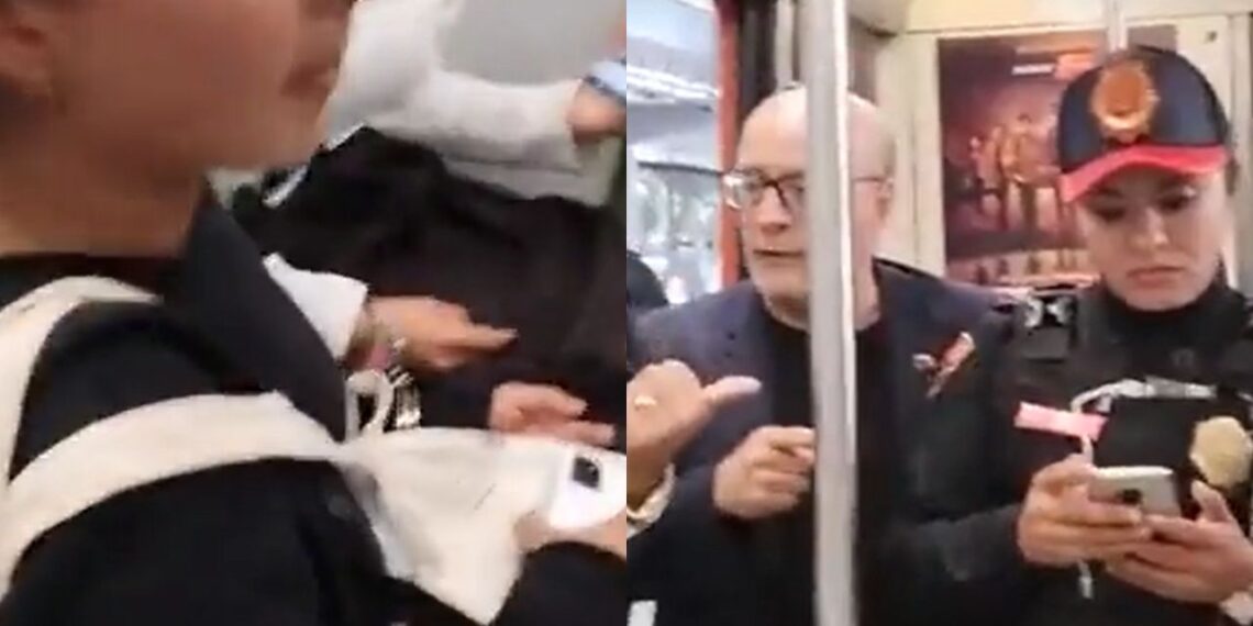 Jóvenes fueron esposadas tras negarse a bajar del Metro