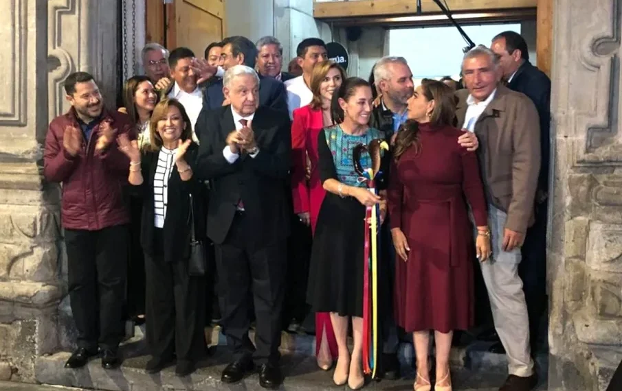 Comunidad indígena autorizó entrega de bastón de mando a Sheinbaum: López Obrador