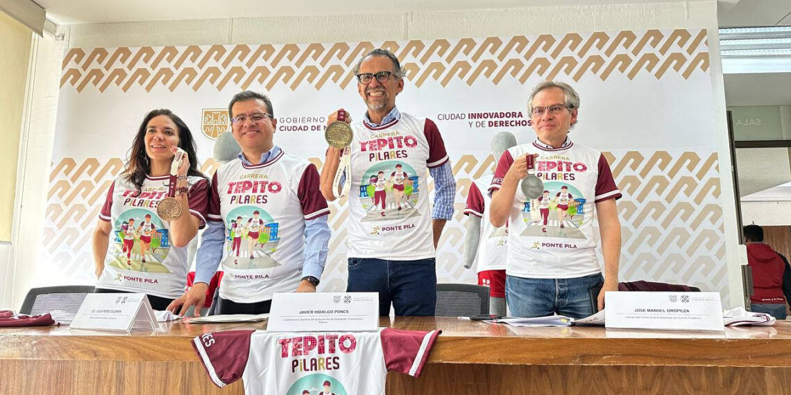 PILARES en colaboración con INDEPORTE realizarán la primera carrera comunitaria en Tepito