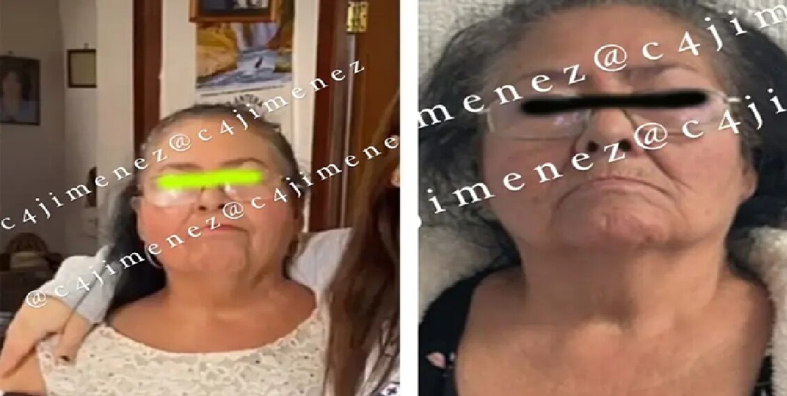 Así lucía abuelita Carlota antes de ser detenida en Chalco, Edomex