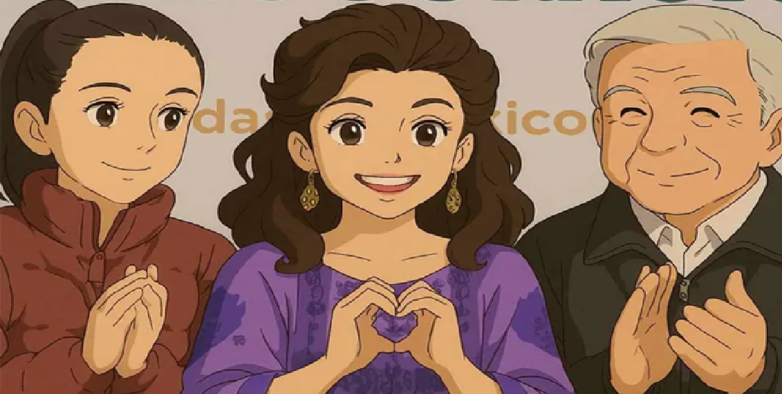 Brugada se sube al trend de las fotos estilo Ghibli