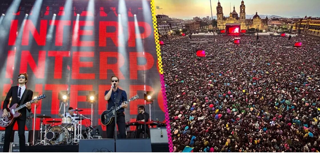 Interpol dará concierto gratis en Zócalo de CDMX