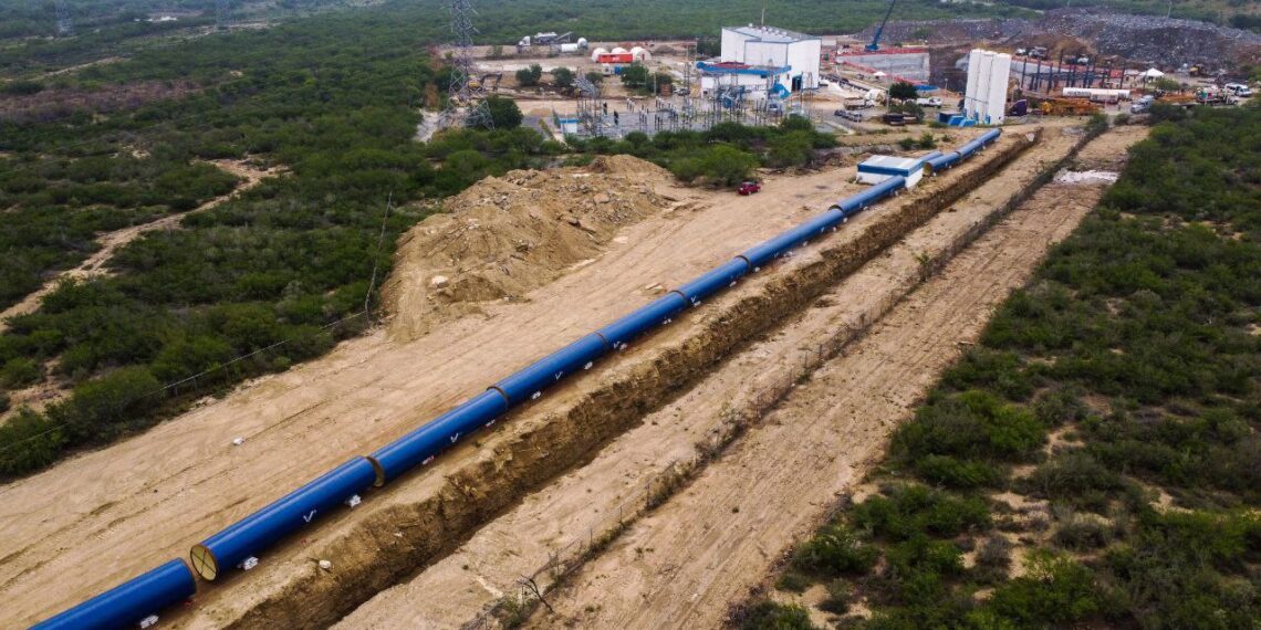 Destaca López Obrador inauguración en NL de primera etapa del acueducto El Cuchillo II