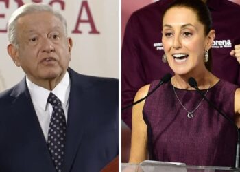 AMLO obedece al INE: retira fotos de entrega del bastón de mando a Sheinbaum