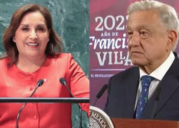 AMLO presume que autorizó que avión de Boluarte volara por espacio mexicano