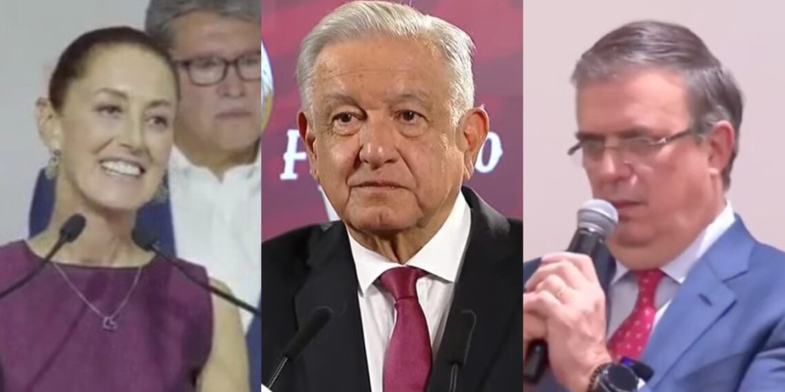 AMLO respalda triunfo de Sheinbaum; espera que Ebrard se mantenga en 4T
