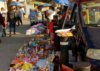 Corrupción desbordada con la alcaldesa Angélica Moya en vía pública de Naucalpan