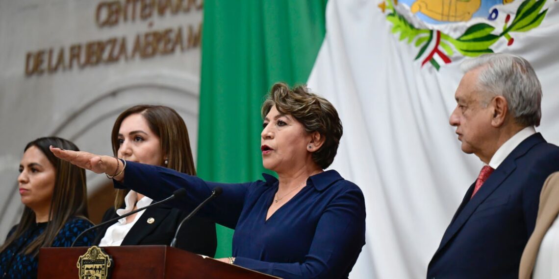 Delfina Gómez Álvarez hace historia: es la primera Gobernadora del Estado de México