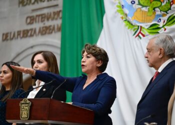 Delfina Gómez Álvarez hace historia: es la primera Gobernadora del Estado de México