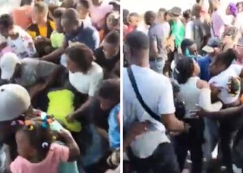 Estampida de migrantes en Tapachula deja varios heridos