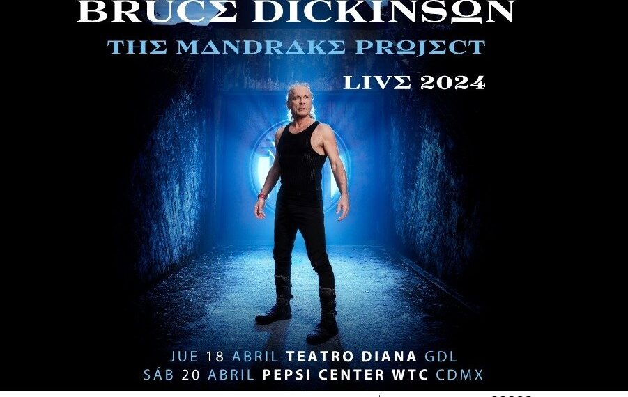 Bruce Dickinson anuncia sus primeros conciertos en México para presentar su álbum solista: The Mandrake Project