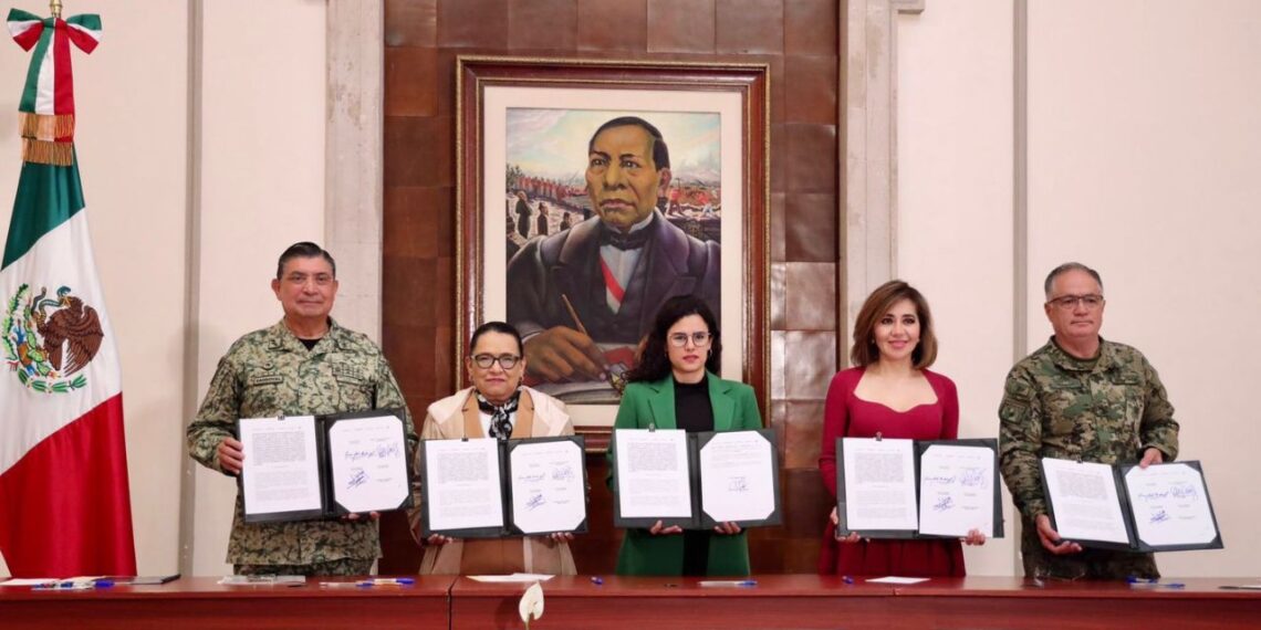 Rosa Icela Rodríguez firma convenio para fomentar cultura testamentaria