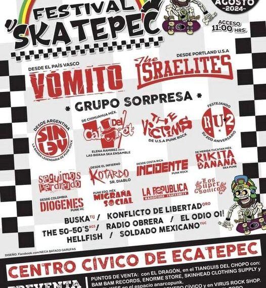 FESTIVAL SKATEPEC 2024: una explosión de ska, hardcore y punk en Ecatepec