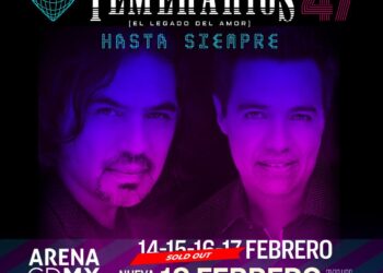 ¡Los Temerarios logran récord histórico al agotar cuatro conciertos consecutivos en la ARENA CDMX!