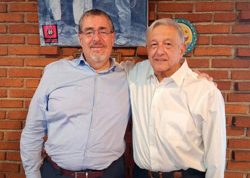 López Obrador se reunió con presidente electo de Guatemala; ‘trabajaremos juntos en bien de nuestros pueblos’