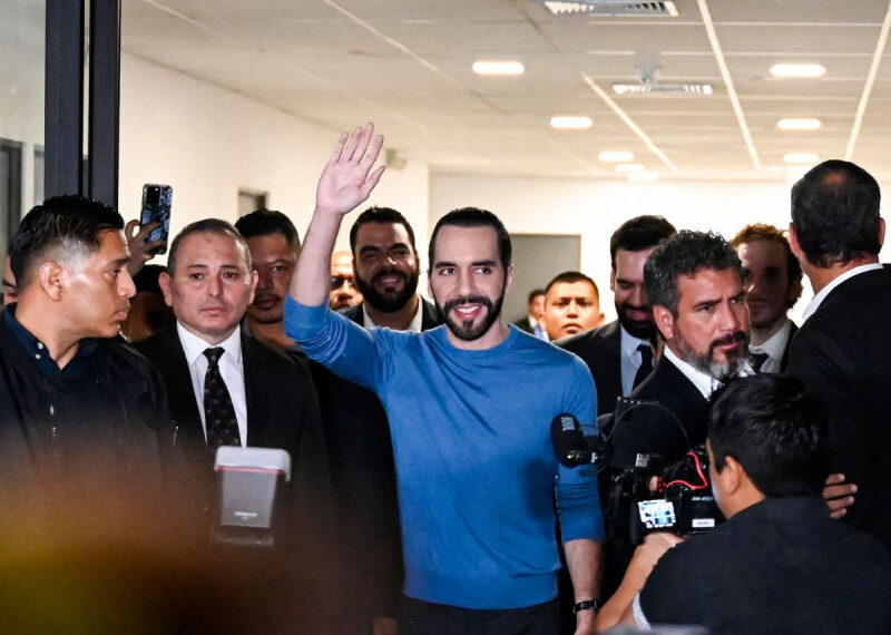 Bukele oficializa su candidatura para reelegirse como presidente de El Salvador