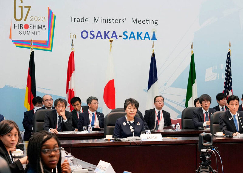 El G7 preocupado por restricciones comerciales de Rusia y China