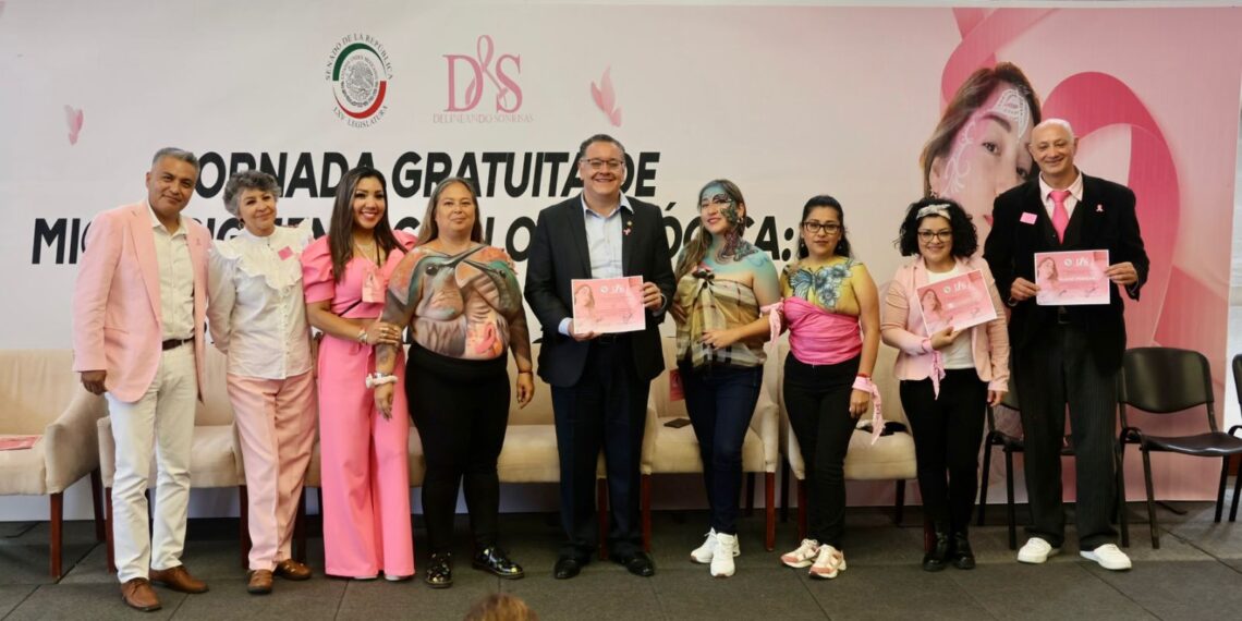 En el Día Internacional de lucha contra el Cáncer de Mama, el Senador Gabriel García brinda "Jornada Gratuita de Micropigmentación Oncológica" en el Senado