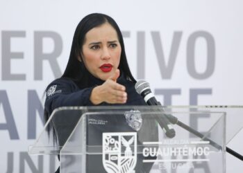 Sandra Cuevas pide no ser excluida para la jefatura de la CDMX