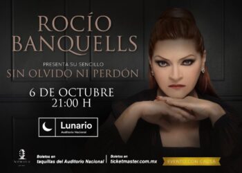 Rocío Banquells estará en un show único este viernes 6 de octubre en el Lunario del Auditorio Nacional