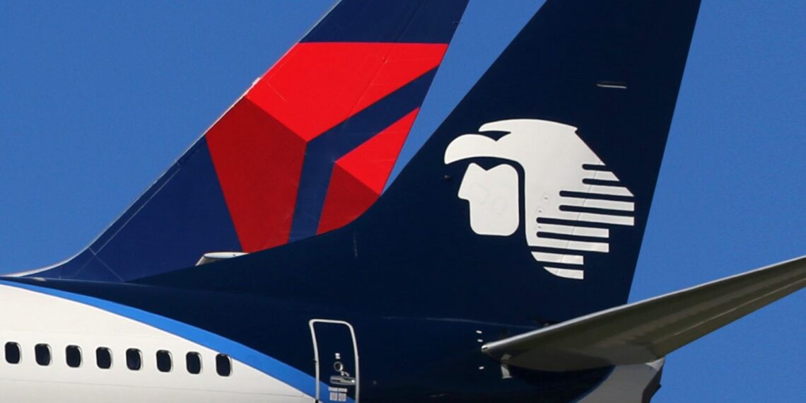 Aeroméxico y Delta impulsan el mercado transfronterizo con aumento del 30% en oferta de asientos