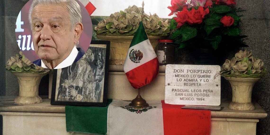 AMLO apoya el retorno a México de los restos de Porfirio Díaz
