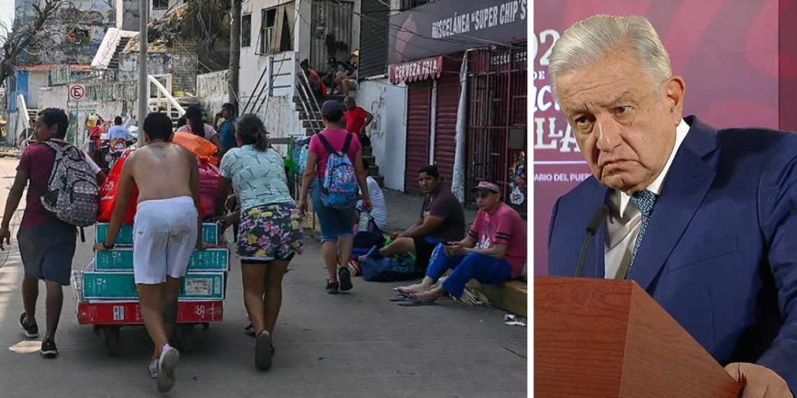 AMLO promete Navidad alegre en Acapulco pese a huracán Otis
