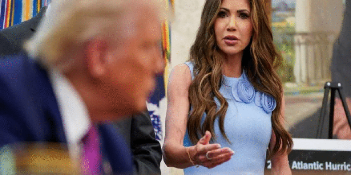 Kristi Noem acusa a Sheinbaum de incitar las protestas en Los Ángeles