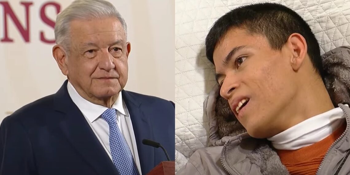 Responde AMLO a activista Carlos Daniel Robles para atención a personas con discapacidad