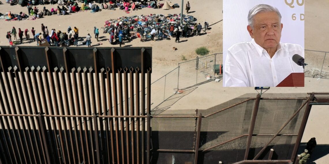 Yo creo que EUA no va a construir muro de 36 km: AMLO