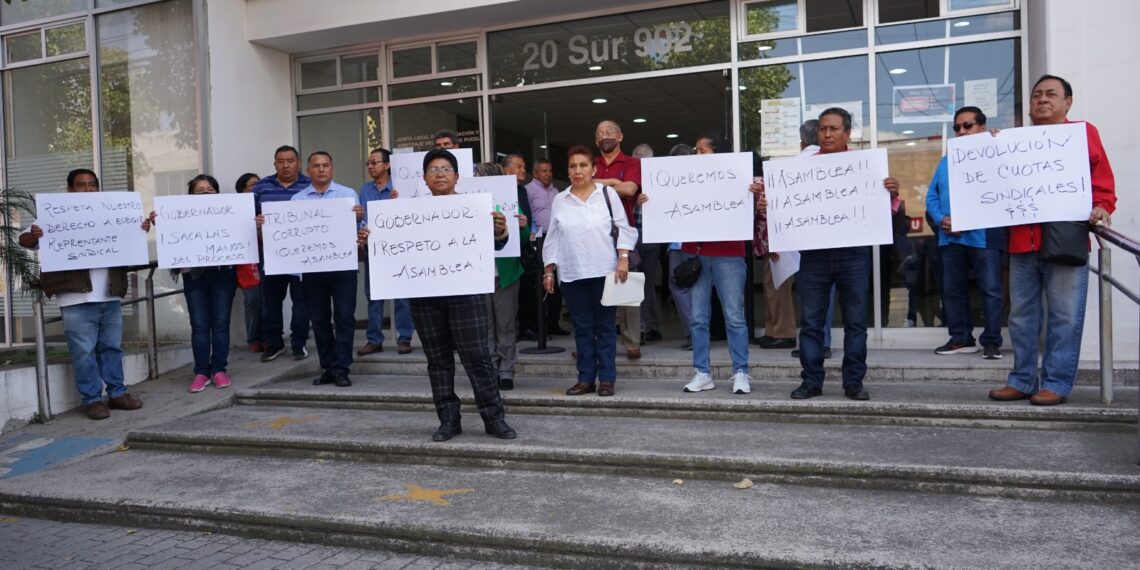 Tribunal de Arbitraje del Estado de Puebla no se pronuncia ante demanda presentada por el STSPEPyOD