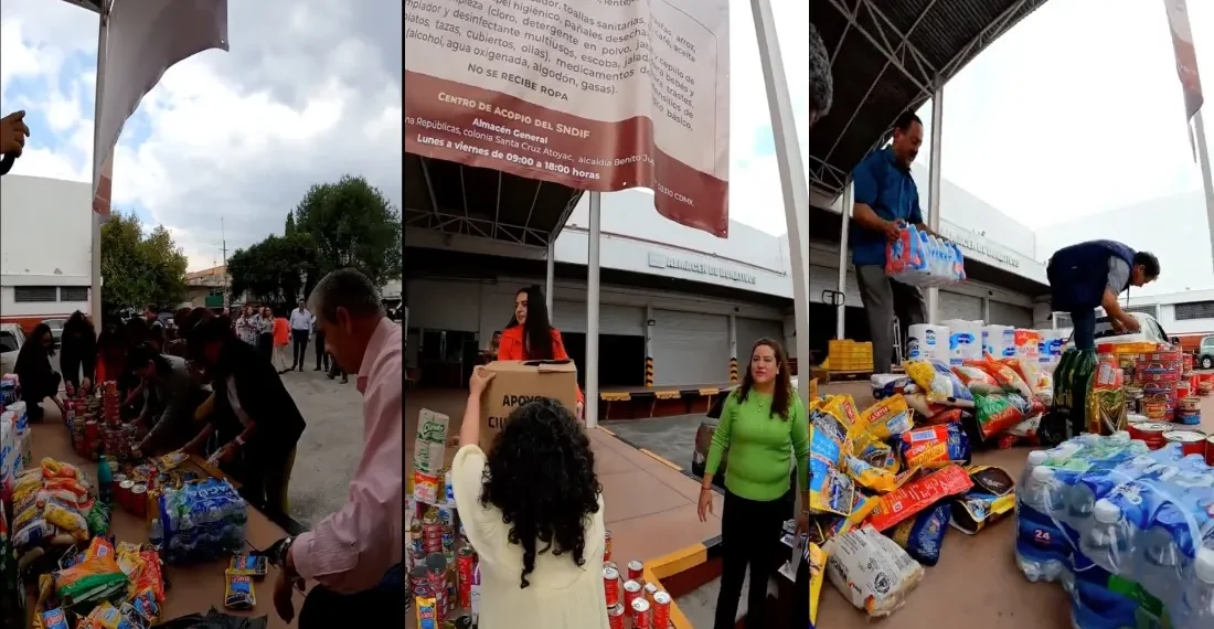 Huracán Otis: Abren primer centro de acopio en CDMX ¿dónde está y qué llevar?