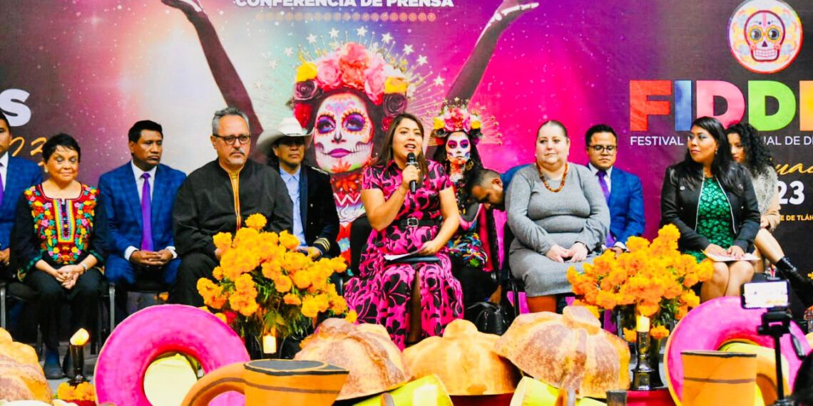 Presenta alcaldesa Berenice Hernández el ‘Festival Internacional de Día de Muertos’ Tláhuac 2023
