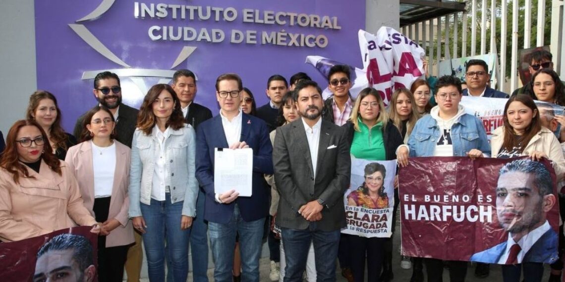 MC denuncia a García Harfuch y Clara Brugada por actos anticipados de campaña