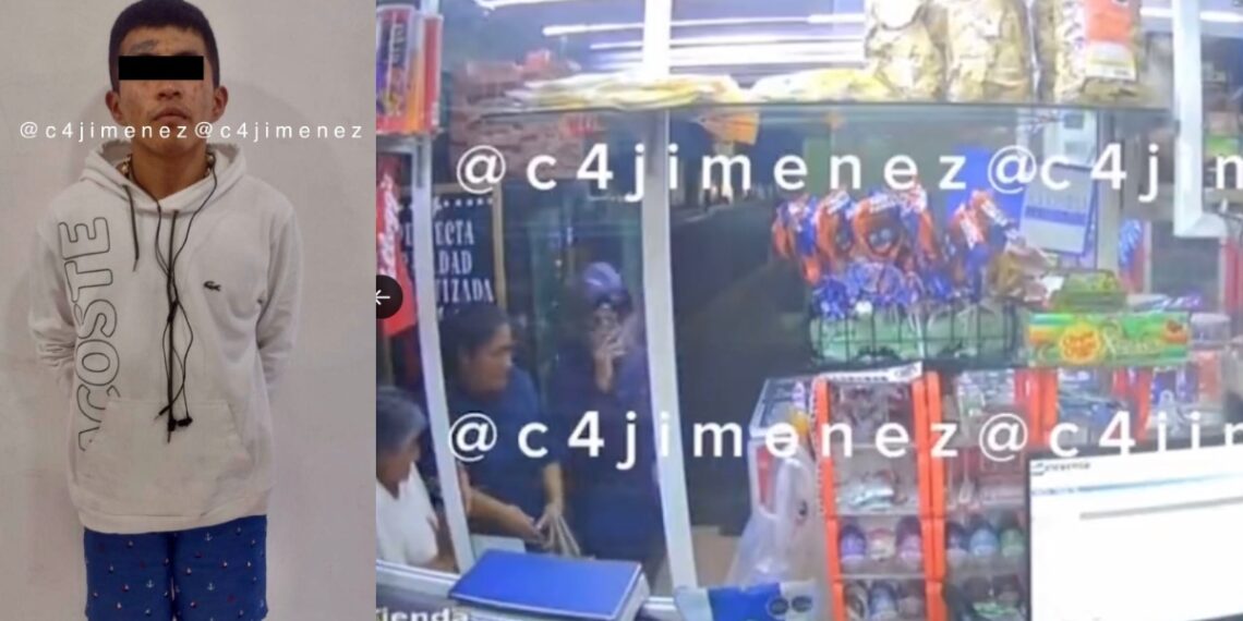 Detienen a presunto extorsionador que disparó en negocio de Iztapalapa