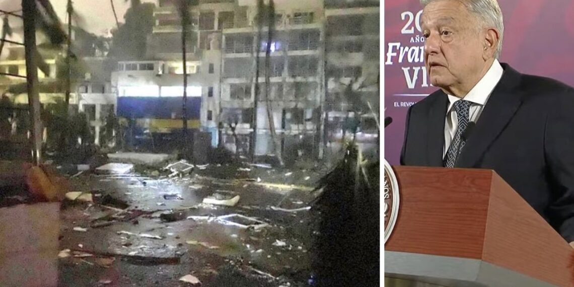 Por ahora, no se reportan muertes por huracán “Otis” en Guerrero: AMLO