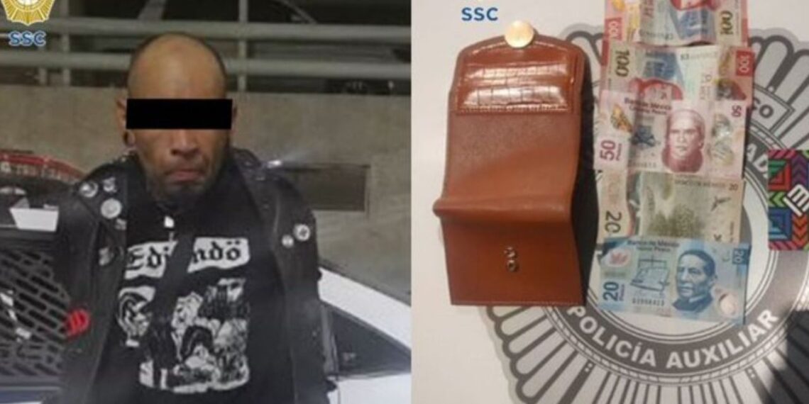 Sujeto roba cartera a mujer en L1 del Metrobús y lo detienen