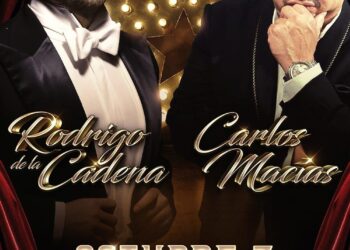 Los maestros de la canción romántica Rodrigo de la Cadena y Carlos Macías se unirán en un inolvidable concierto en la Maraka