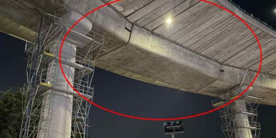 Sobse asegura que cuarteaduras en segundo piso de Periférico no son de riesgo