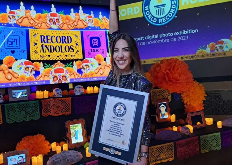 México logra Récord Guinness con la ofrenda virtual más grande del mundo