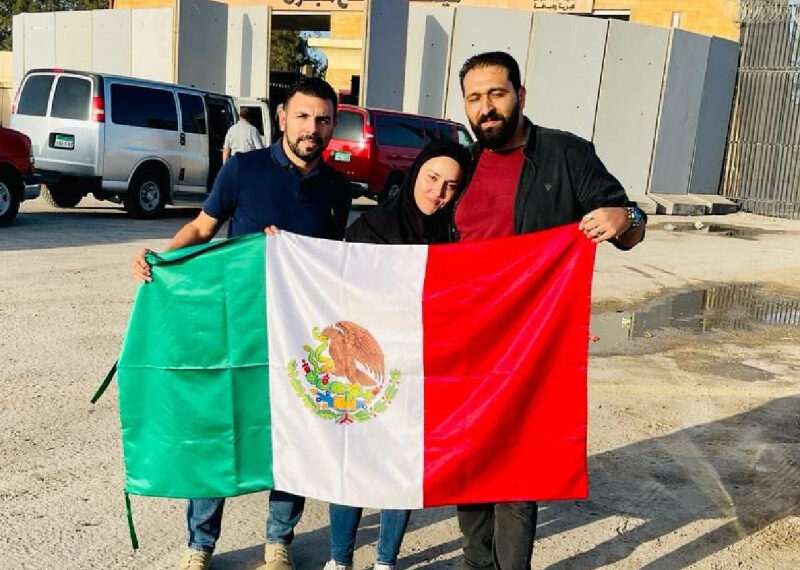 Bárbara Lango, doctora mexicana, sale de Gaza tras estar varada por la guerra; está en Egipto